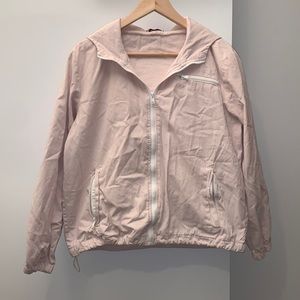 Brandy Melville pink zipper jacket